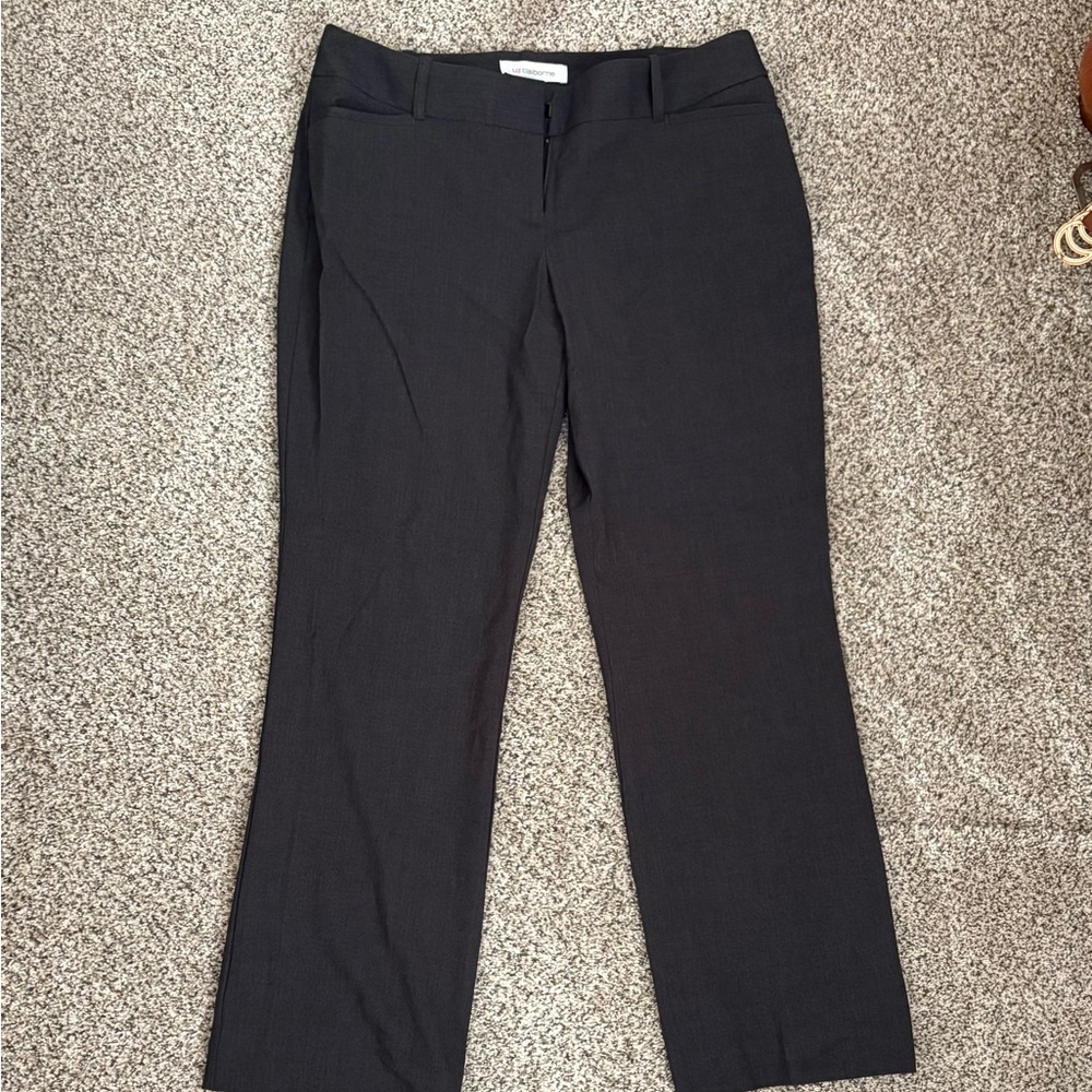 Liz Claiborne Charcoal Trousers